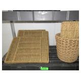 Woven Baskets, Utensil Drawers, Garbage Pan