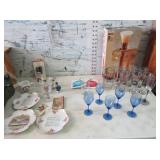Glass Stemware, Budweiser Glasses, Coasters,