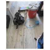 Volleyball Net, Basketball Hoop, Drink Cooler