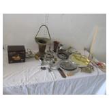 Bronze, Copper and Silver Colored Dishes