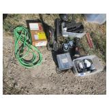 Cutoff Saw, Power Inverter, Circuit Box