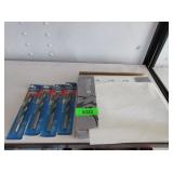 Drill Bits, Box of P 60 Sandpaper
