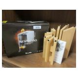 Nespresso and Wood Organizer