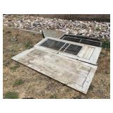 Old Wooden Door, Screen Windows