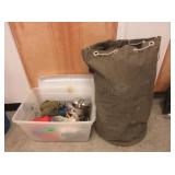 Sleeping Bag, Canteens, Canvas Bag, Camping