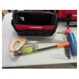 Husky Tool Bag, Saw, Pickup Tool