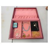 Wooden Jewelry Box, Necklaces