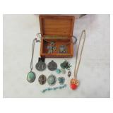 Decorative Box, Necklaces, Pendants