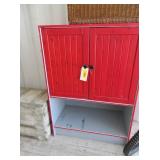 Red Cabinet Entertainment Center