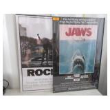 Rocky and Jaws Movie Posters
