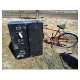 Bicycle and Filing Cabinets
