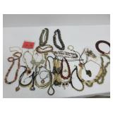 Assorted Costume Necklaces, Earrings