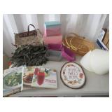 Purses, Boxes, Baskets, Gift Bags, Cook Books