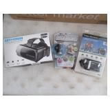 VR Goggles, Smartphone Microscope, Recorder