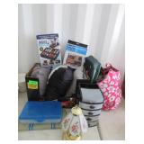 Boot and Shoe Holders, Throw Pillows, Various Bags