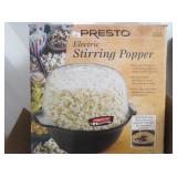 Electric Popcorn Maker, Mixing Bowls, Utensils