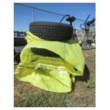 4) New Studless 215/60R16 Tires