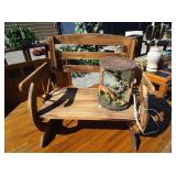 Wheel Bench, Horse Lamp