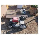 Lawnmower/Mulcher and Wooden Floor Slats
