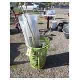 Laundry Basket with Window Blinds, Hose Attachment