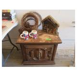 End Table / Nightstand With Two Drawers, Manger