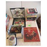 Vinyl Records, Past Calendars, Mini-Train,