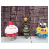 Fish Bobber and Minion Painted Bowling Balls,