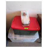 18" Christmas Tree, Garland, LED Lights, Tweety