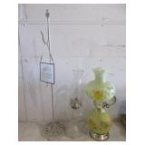 Kerosene Lantern, Plastic Electric Parlor Lamp,