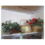 Basket And Flower Decor