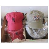 12) Red Browning Hats, 12) Green Browning Hats