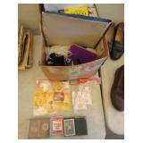 Perfection, Bingo, I Spy 3-D, Poker Mat, Cards