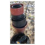 Soaker Hose, Assorted Plastic Pots for Plants,