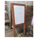 Wooden A-Frame Art Easel with White Board