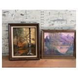 2) Paintings - Signed Blake