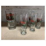 Budweiser Stein and Beer Pint Glasses