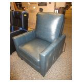Blue Reclining Accent Chair