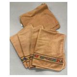 2) Tan Microfiber Cloth Sets