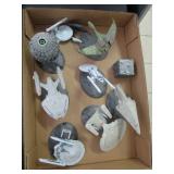 Various Die Cast Star Trek Ships