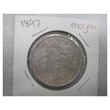1897 Morgan One Dollar Coin