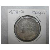 1878-S Morgan One Dollar Coin