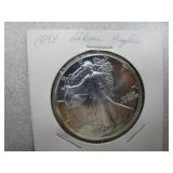 1989 Silver Eagle Coin