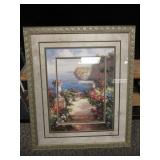 Framed Floral / Ocean Art Print