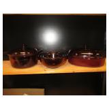 Glass Bowls, Lids