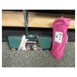 Kid Canopy Chair, Horseshoe Set