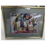 Framed Native American Art