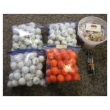 Golf Balls, Tees