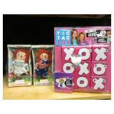 Tic Tac Toy, Raggedy Ann and Andy Dolls