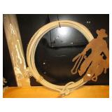 Rope / Metal Cowboy Decor
