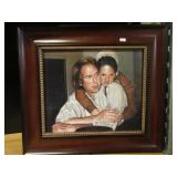 "Thou Shalt be Comforted" Framed Art Print